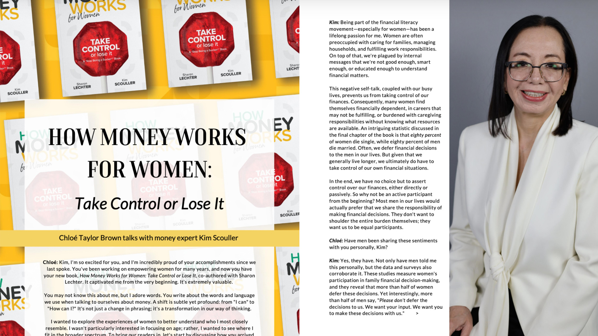 Новое интервью с Ким Скоулер в журнале Flourish Magazine о книге "HowMoneyWorks: Возьми контроль или потеряй его"